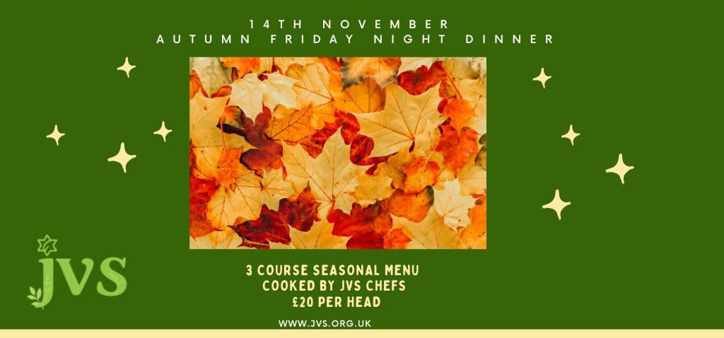 Autumn Community Friday Night Dinner: 14th November