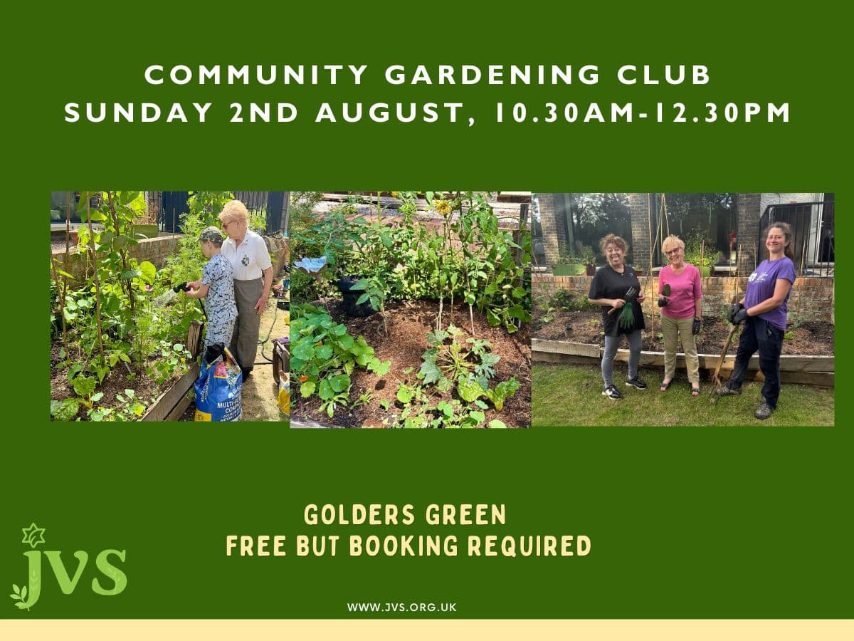 Community gardening club 2nd August